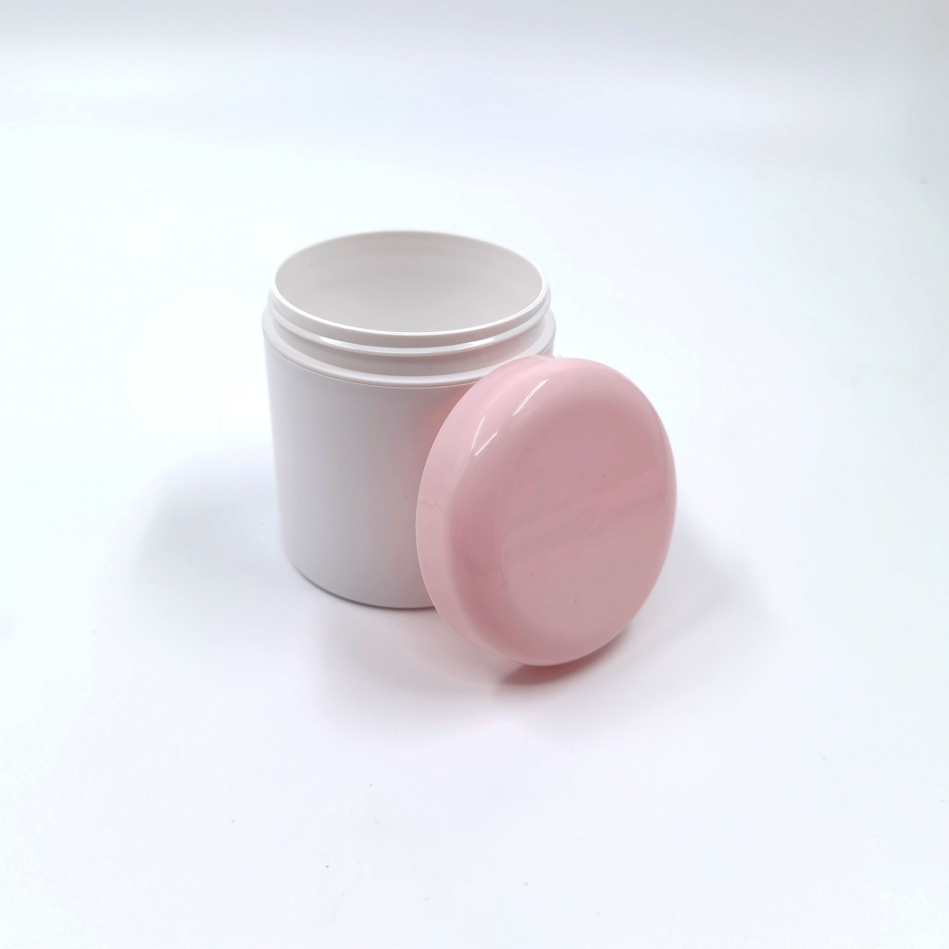 Silk Printing PP PS Plastic Cosmetic Jars 60ml 120ml 180ml