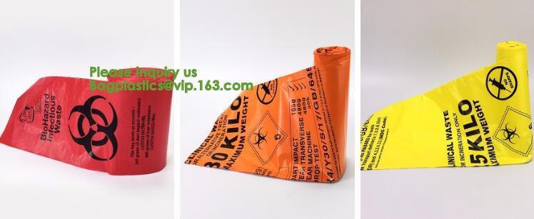 Lab, Hospital, Healthcare, Safety, Infectious, Medical Waste Disposal Warning Label Sterilization Indicate