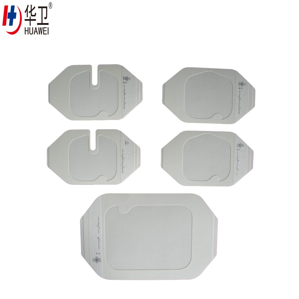 PU film medical i.v. catheter fixing dressing 6*7cm