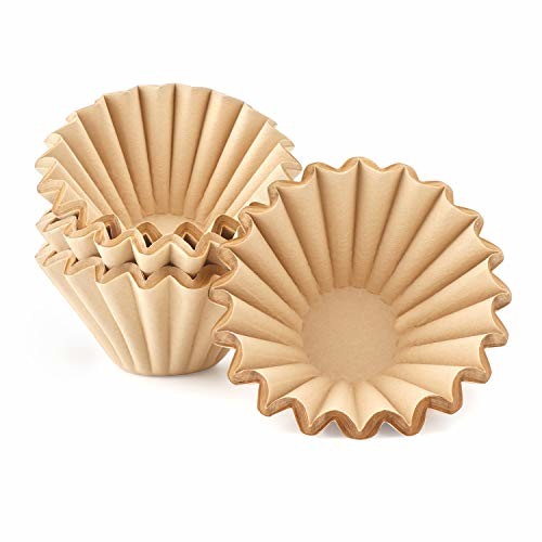 100% Wood Pulp Paper Coffee Filters Bowl Shape Wave 8 - 12 Cups B04 500pcs