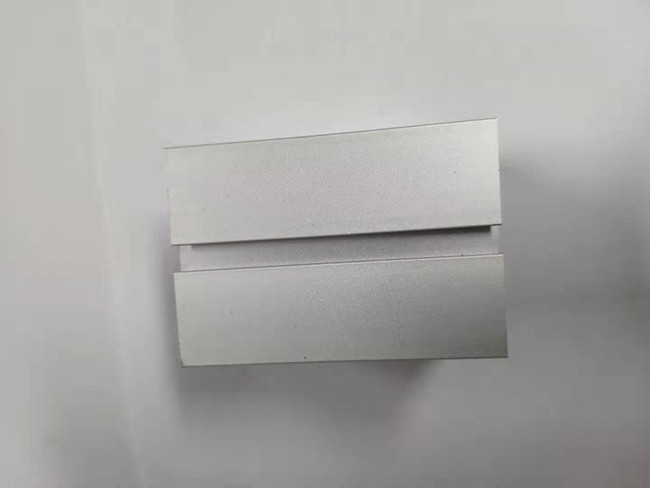 Sandblasting Anodized Aluminum LED Strip Profiles High Hardness For Twin Strips