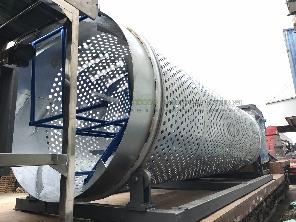 PET HDPE Plastic Separator Machine Bottle Trommel Machine