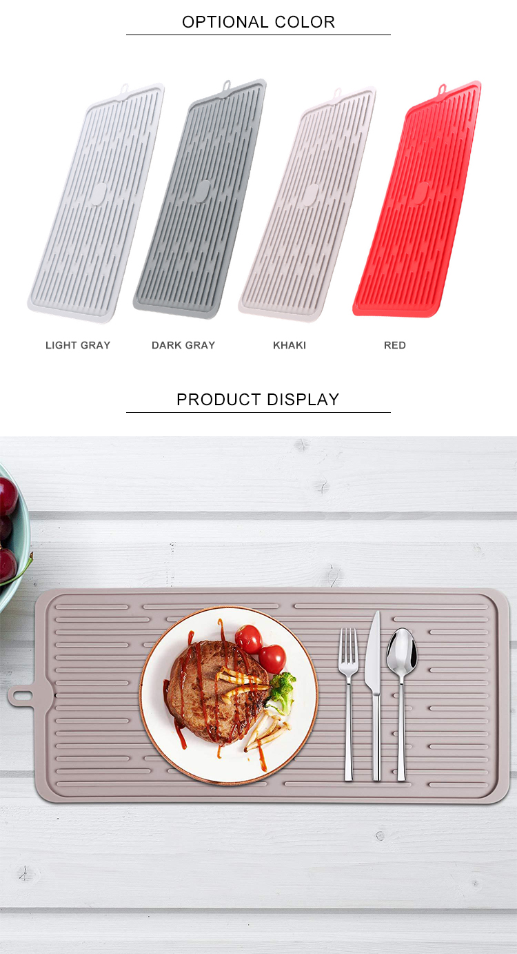 Multipurpose Drain pad Square Shape 305g Silicone Pot Holders