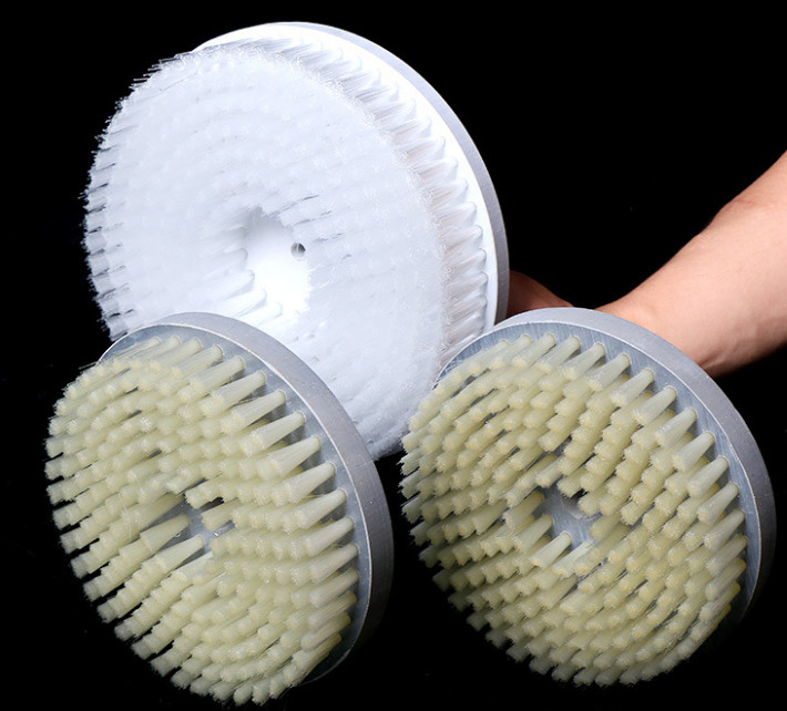 Deburring Polishing Grinding Disc Brush Abrasive Wire Nylon Wire Industrial Disc Brush