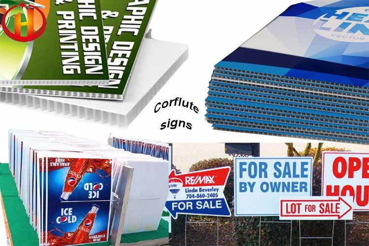 Corona Treated Coroplast Sign Board Recyclable 400gsm Lightweight