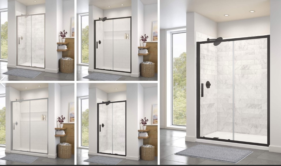 Custom Frameless Glass Shower Doors 6mm 8mm 10mm 12mm Shower Enclosure Bathroom Door
