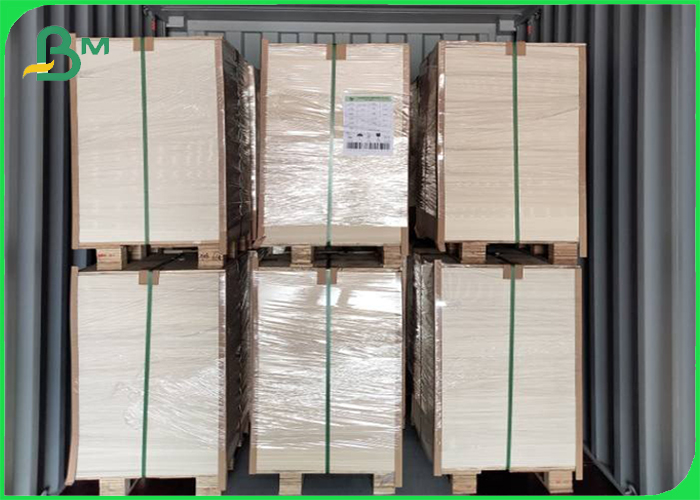 Recycled Pulp 350gsm 450gsm White Coated Duplex Paper For Packaging Box Making