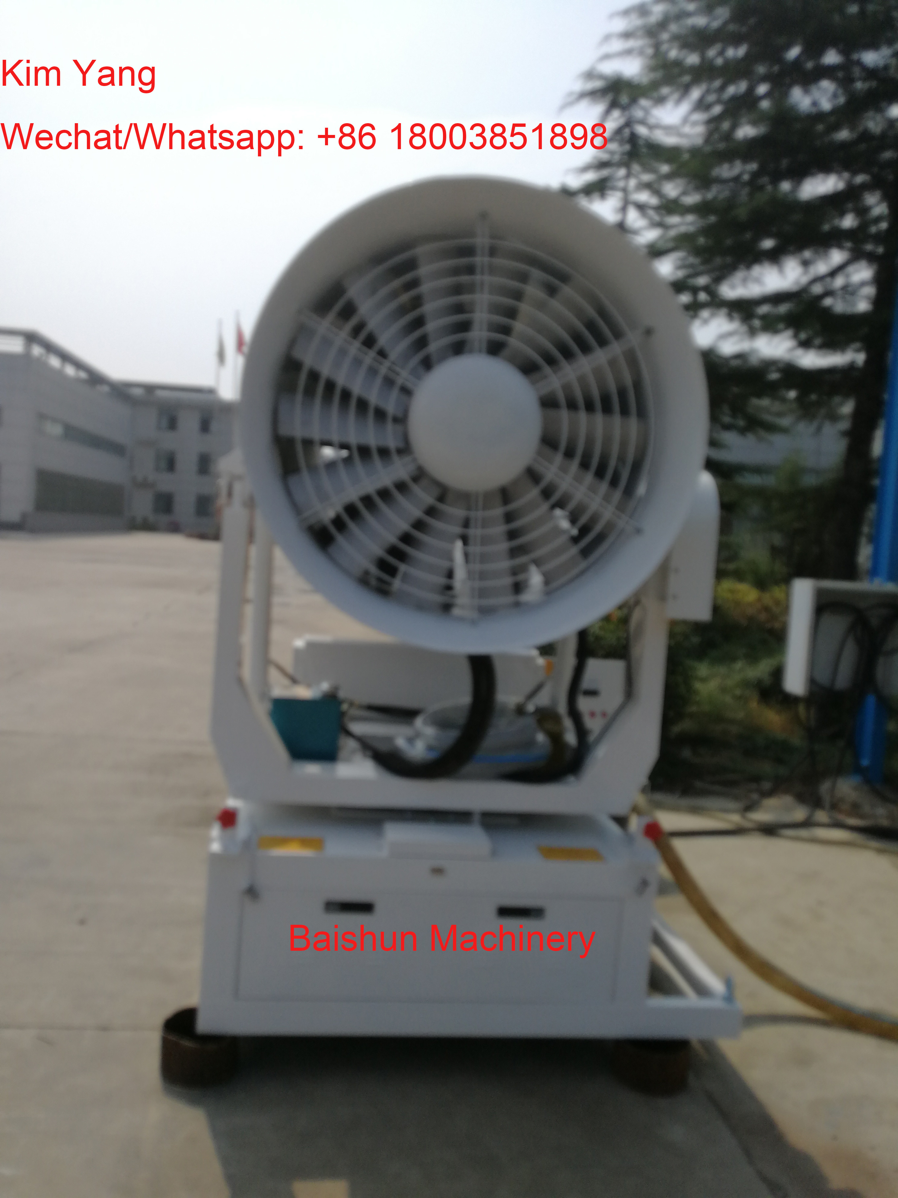 BS-M12 stainless steel fog cannon electric motor power sprayer