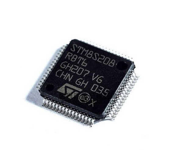 MCU 24MHz, 8-Bit MCU LQFP-64 STM8S207R8T6 Suitable for smart door lock and fingerprint lock scheme