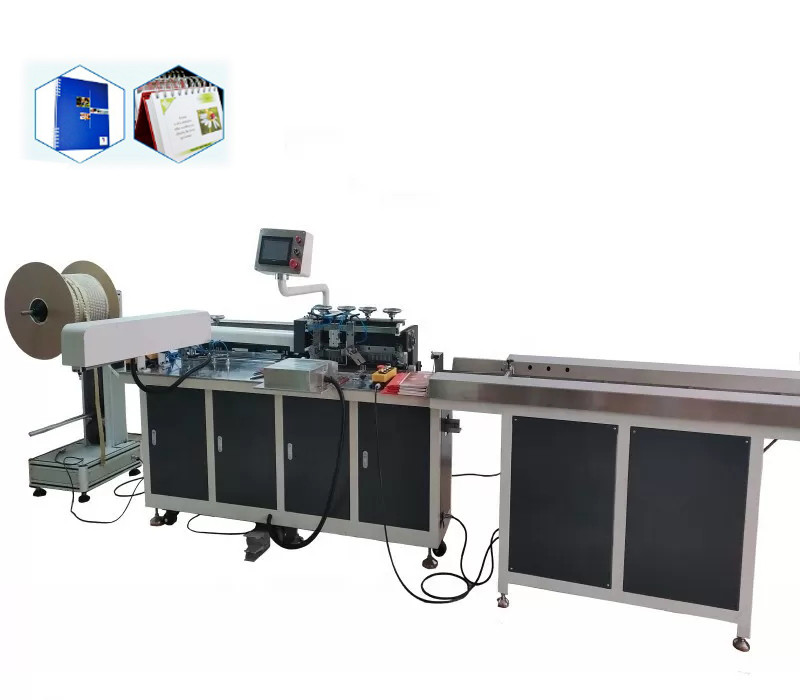 DWN-520 Automatic Feed /Punch Cover And Inner Seperately/ Adjust The Hole/Automatic Binding Machine