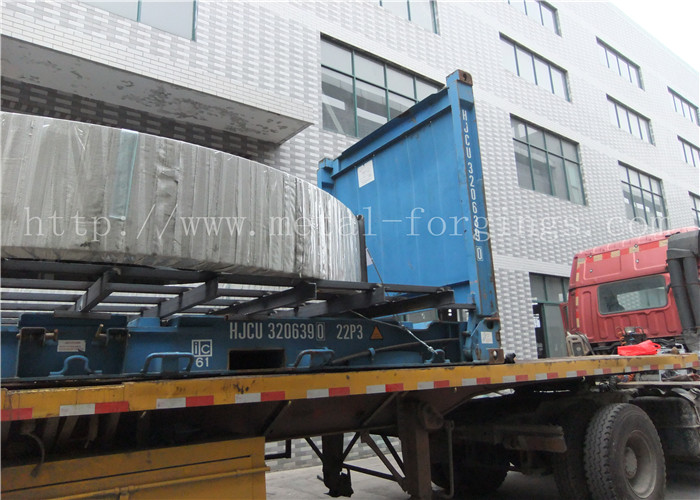Max OD 5000mm A350 LF3 LF6 Carbon Steel Forging Rings Rough Machined Q+T Heat Treatment