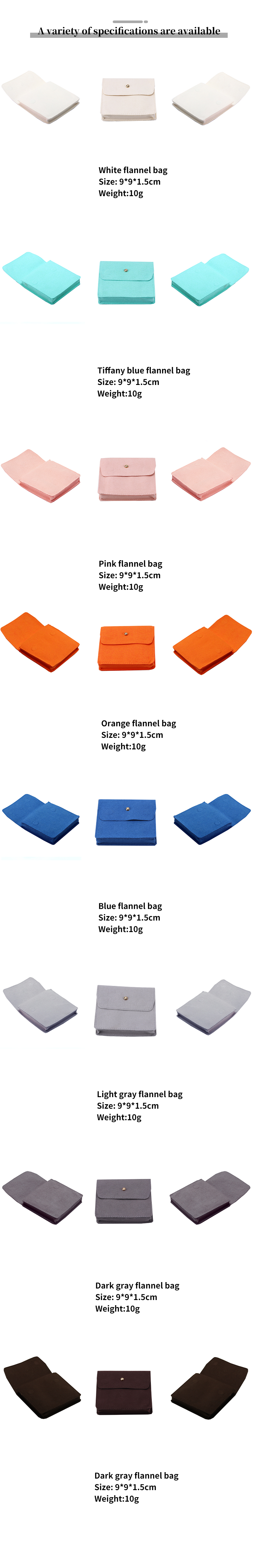 Upscale Anti Scratch Mini Velvet Jewelry Pouches Flip Open Luxury Small Velvet Bags