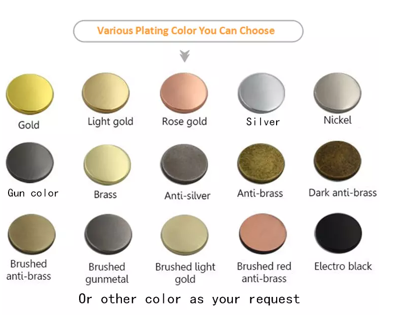 custom snap buttons color