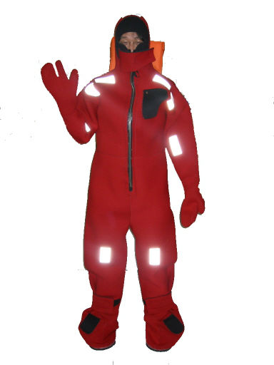 EC/CCS/MED certificate marine lifesaving immersion suit