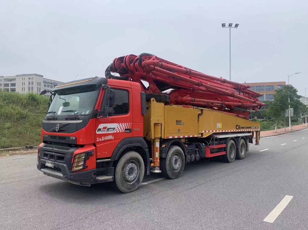 Good Original Condition Near New Pump 2020 Sy 56m Concrete Pump Construction Equipment on Volvo Chassis
