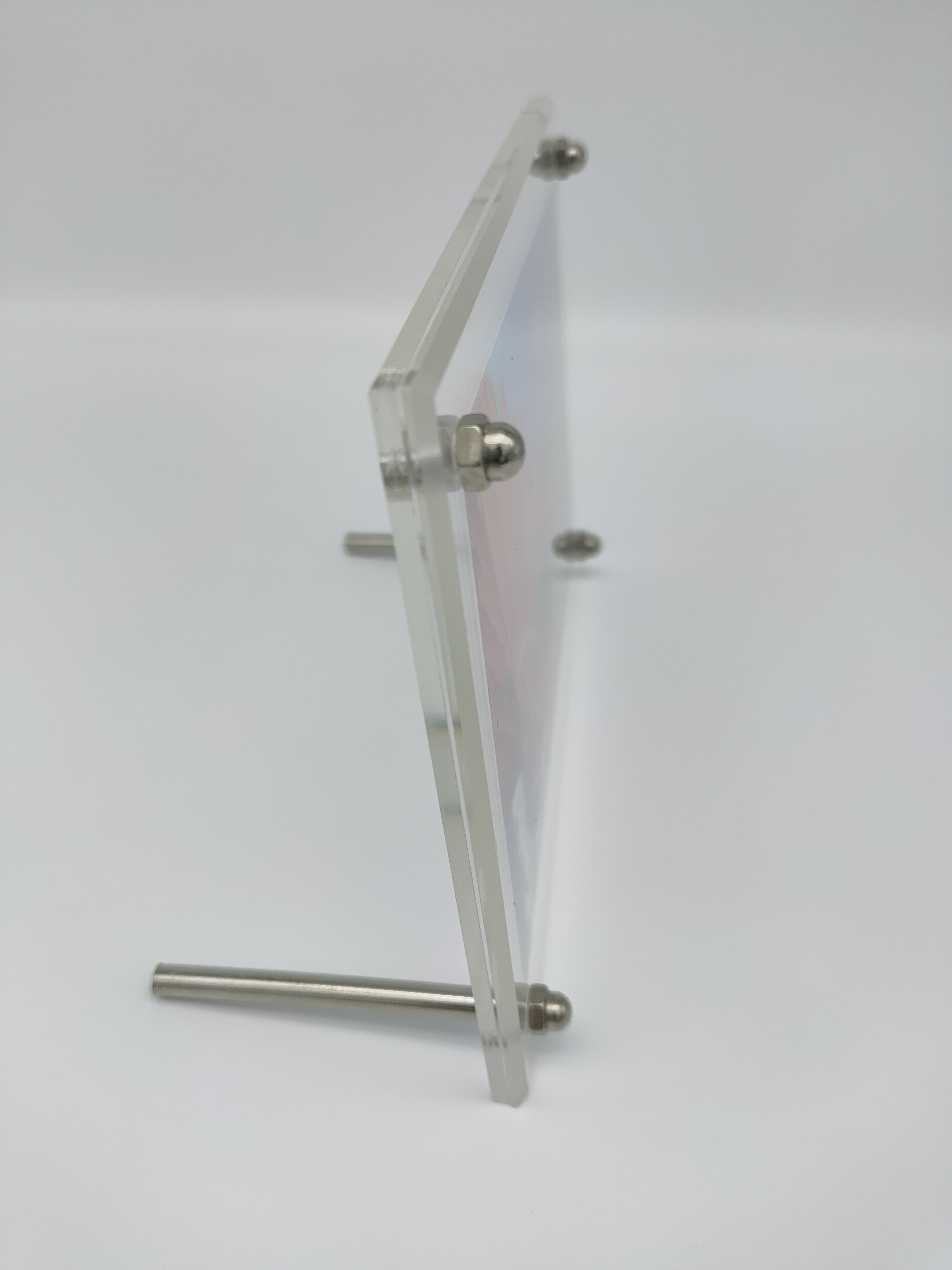 Engraved Acrylic Stand Figures , 13cm Acrylic Standing Picture Frames