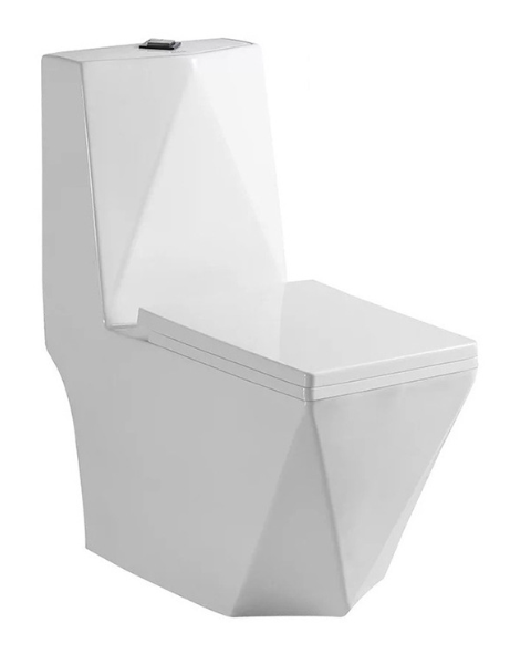 Ceramic Toilet Seat Sets and Sink Bathroom with Traditional Design Style Water Closet
