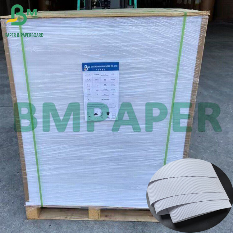 1.5mm F Flute White Recycled Corrugated Board Sheets For Folding Boxes