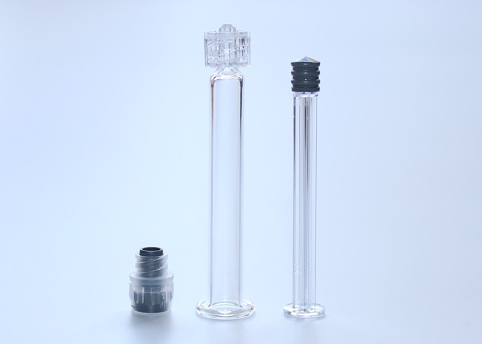 1ml Sterile Glass Syringes , Thin And Long Pre Filled Syringe For Medical