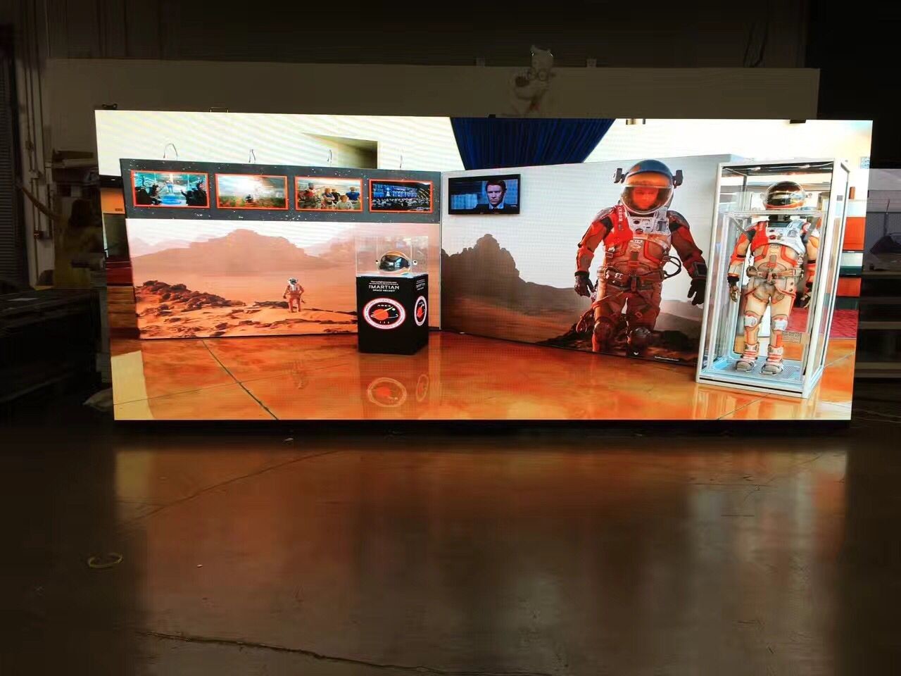 High Reliability Inside LED Video Screen Rental Good Weather Ability