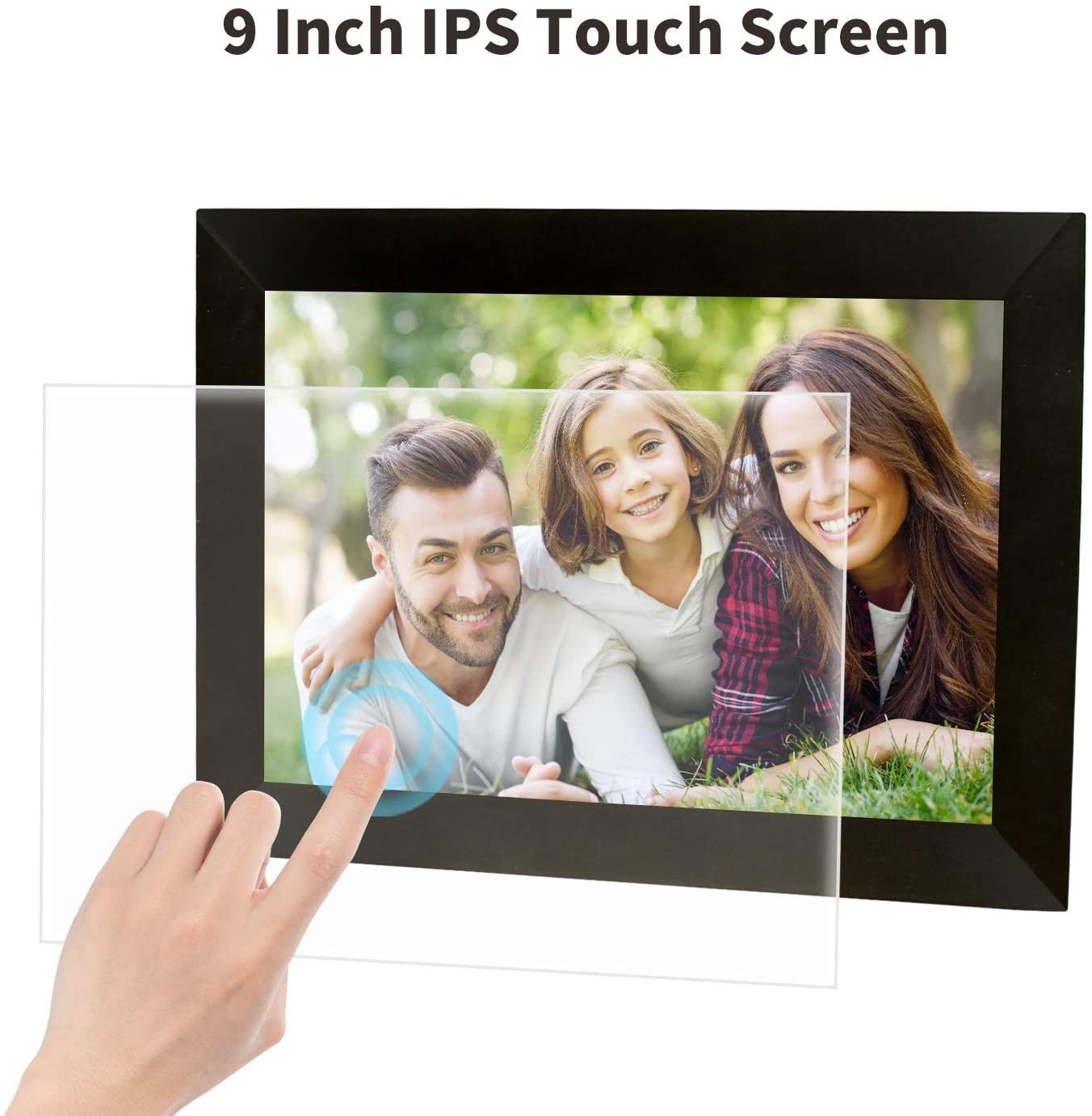 10 Inch Touch Screen Digital Picture Frame Signage For RM/RMVB/AVI/MPG/MPEG Format