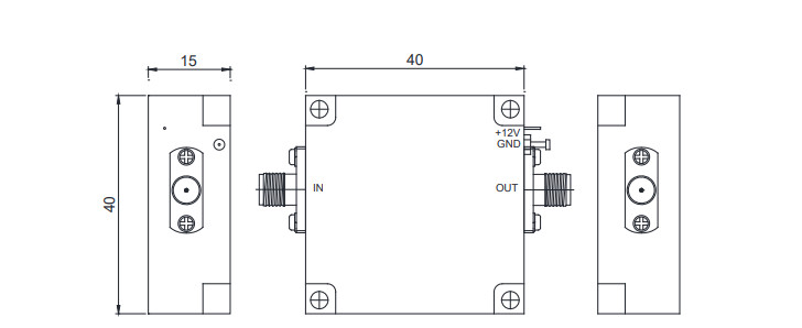 34 - 36 GHz millimeter-wave RF Amplifier for high-frequency communication systems, satellite communications