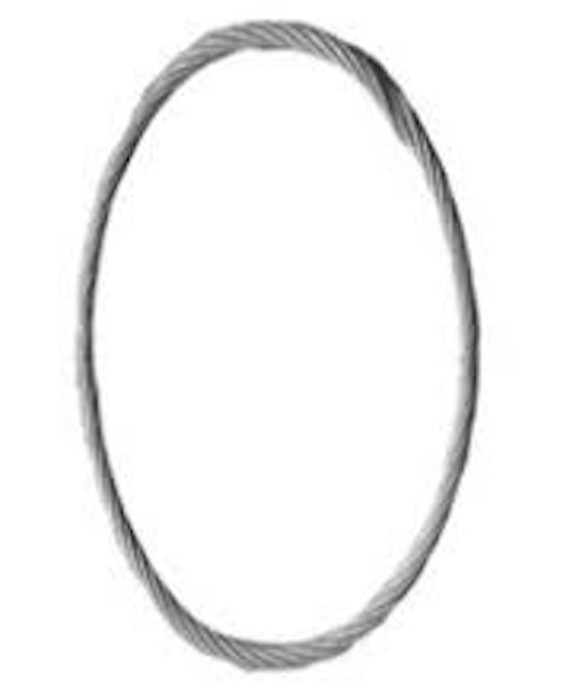 15mm Endless Wire Rope Sling , 5:1 Cable Laid Grommet Sling