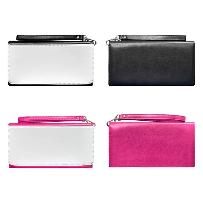 Waterproof Multiple Card Slots Sublimation Continental Ladies Wallet Womens Purse Clutch For Customized Photos