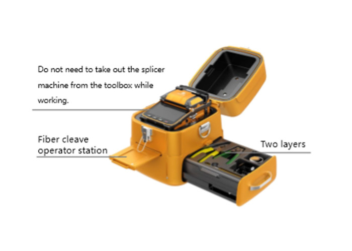 Auto Alignment Optical Fiber Fusion Splicer With 7800mAh Battery