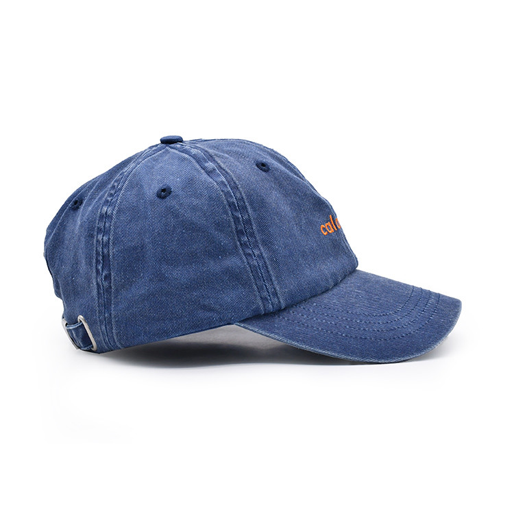 Washed Baseball cap custom logo pure cotton washed cap for men and women hand wash