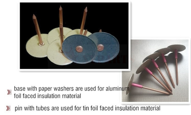 2.7mm Cup Head CD Stud Welder Pins Galvanized Steel To Secure Insulation On Metal Surface