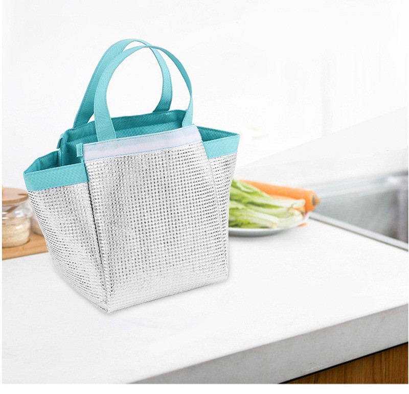 Waterproof Oxford Insulated Tote Lunch Bag For Picnic