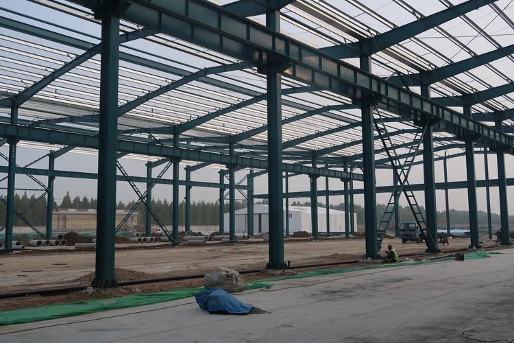 Efficiently Designed Steel Warehouse Buildings Prefabricated With Aluminum Alloy Window