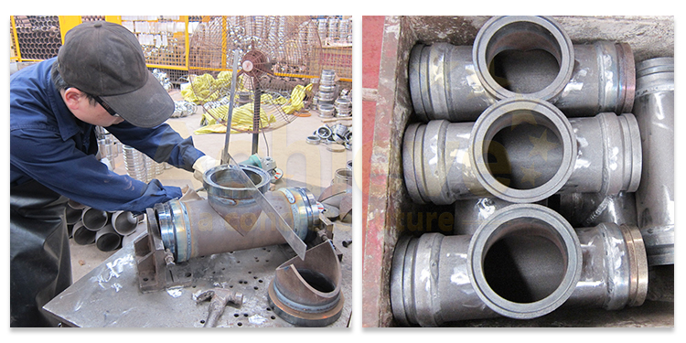 DN150 Concrete Pump Shut Off Valve For Putzmeister SCHWING CIFA ZOOMLION