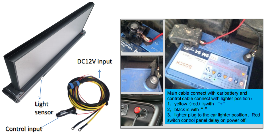 Double Sided Advertising Taxi Top Led Display Roof For Car 4g Wifi 5mm P5