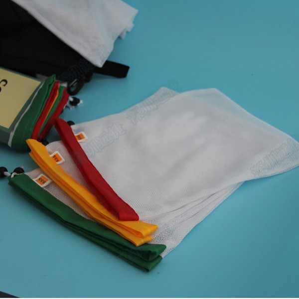Customized Polyester Reusable Eco-friendly Storage Fruit Net Vegetable mesh bag