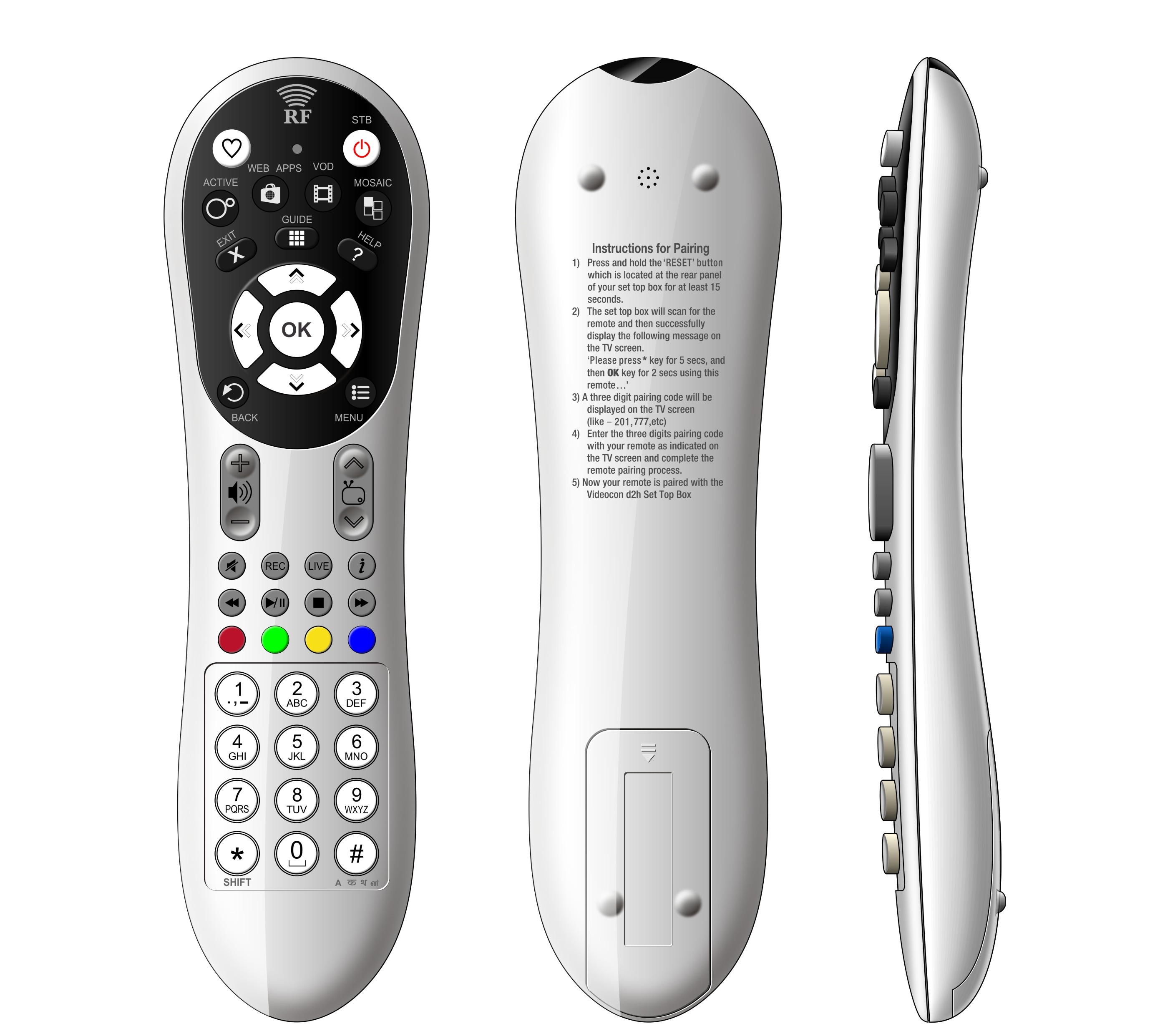 Waterproof Bluetooth Tv Remote Control High End Advanced Professional Technology