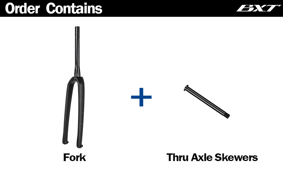 27.5 Carbon Mountain Bike Fork Road Gravel Disc Brake Fork 650B Carbon Fiber Fork 700C