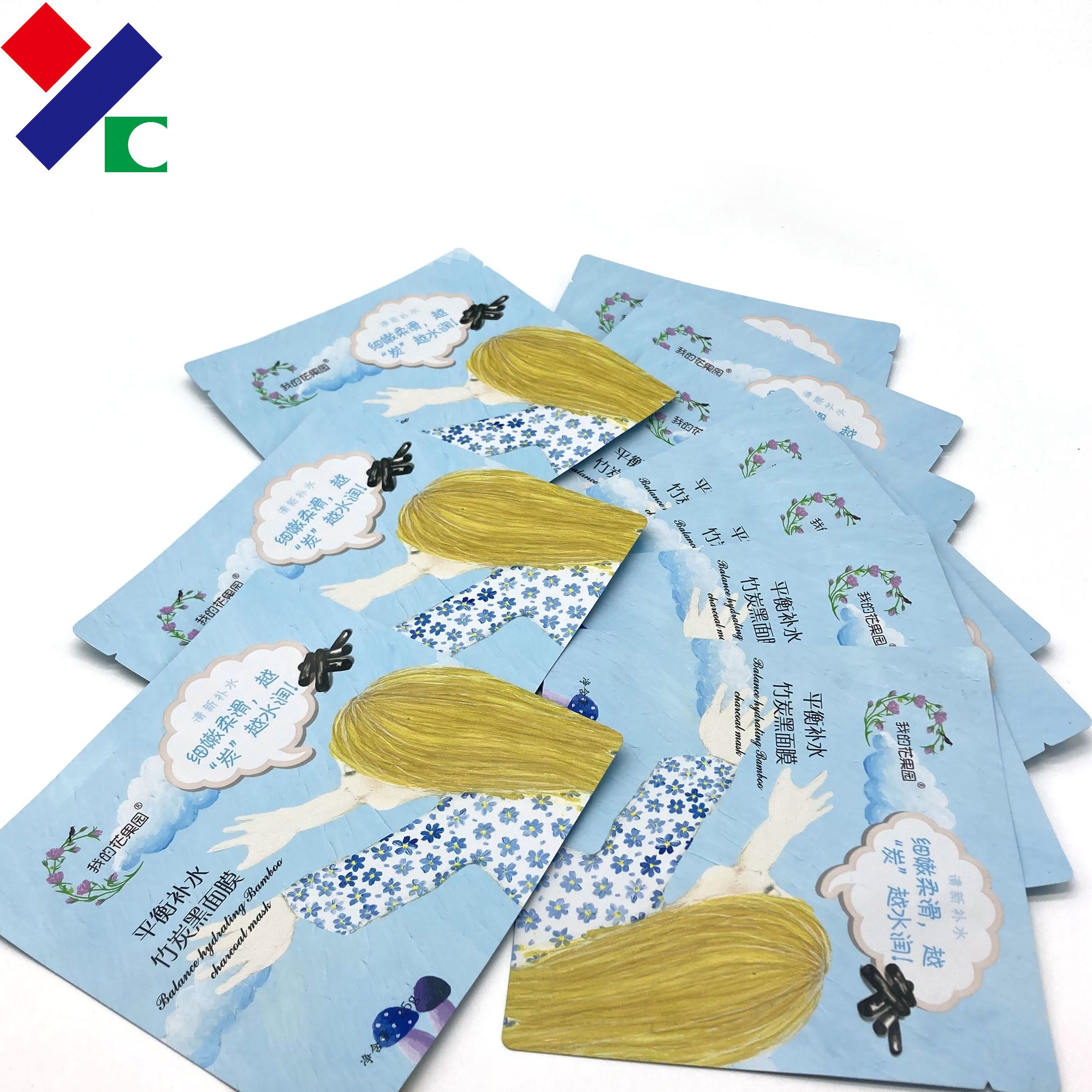 Aluminum 3 Side Seal Sachet Recyclable Transparent 130*180 Makeup Tools Sealable Pouch