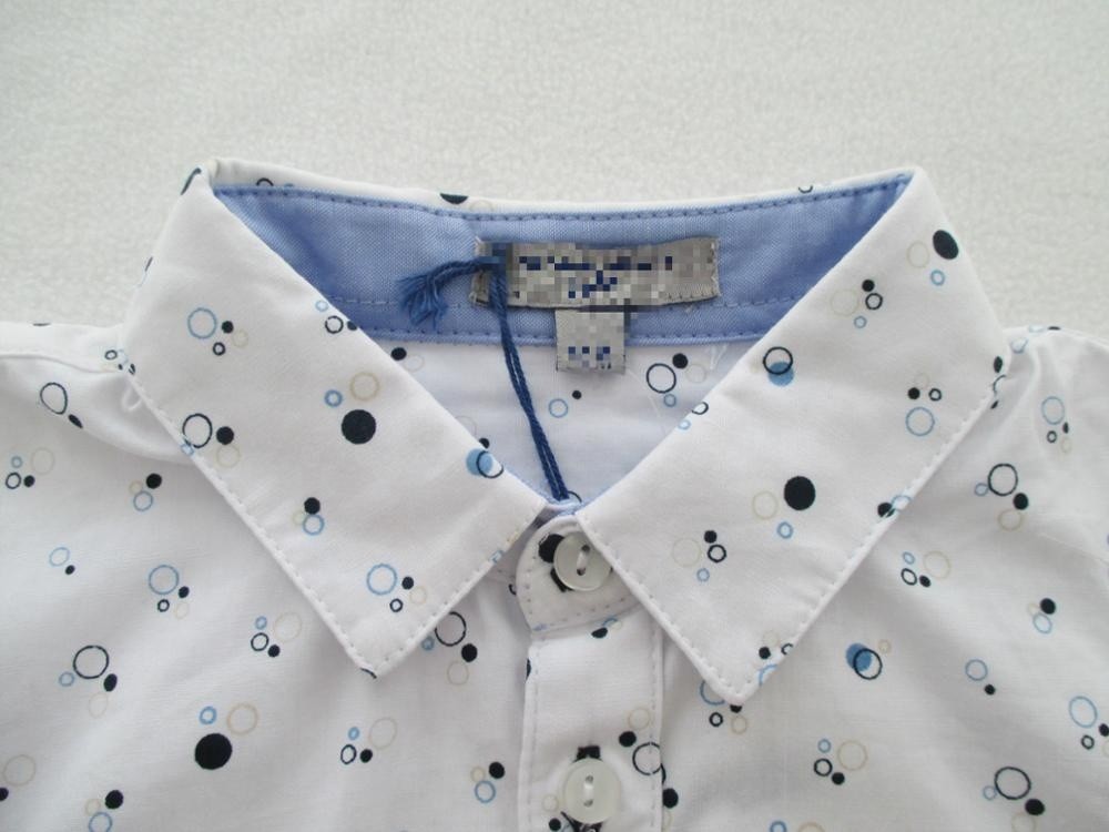 Woven Baby Printed T Shirts Cotton Poplin All Over Print