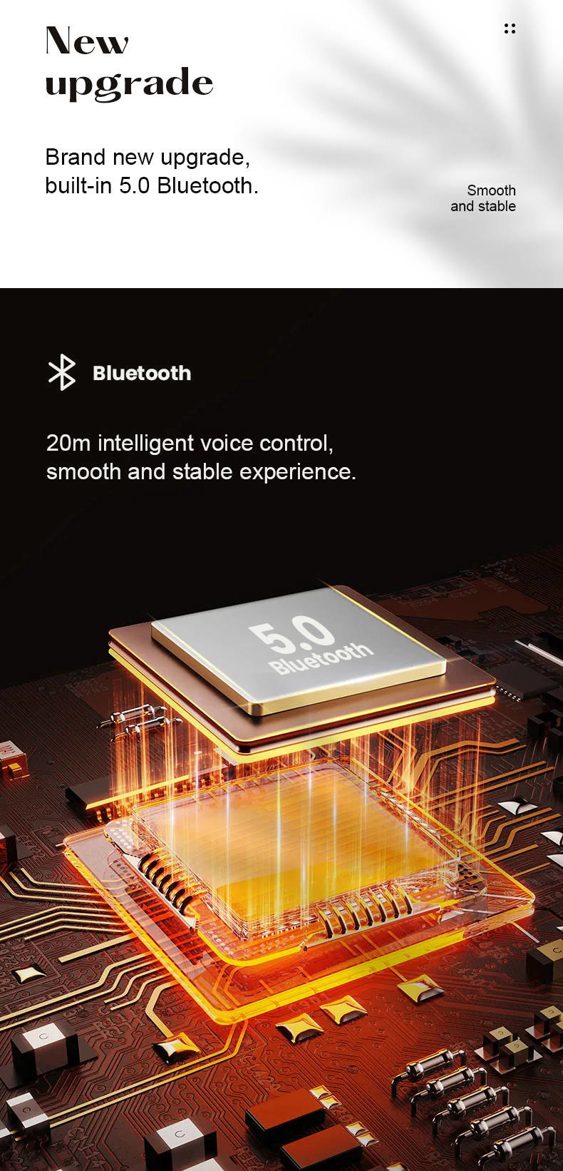 Smart Glasses Technology Bluetooth Sunglasses Voice Control Anti Blue Light
