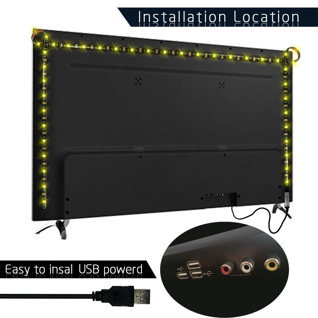 TV Backlight Strip Light LED Ce PVC Office