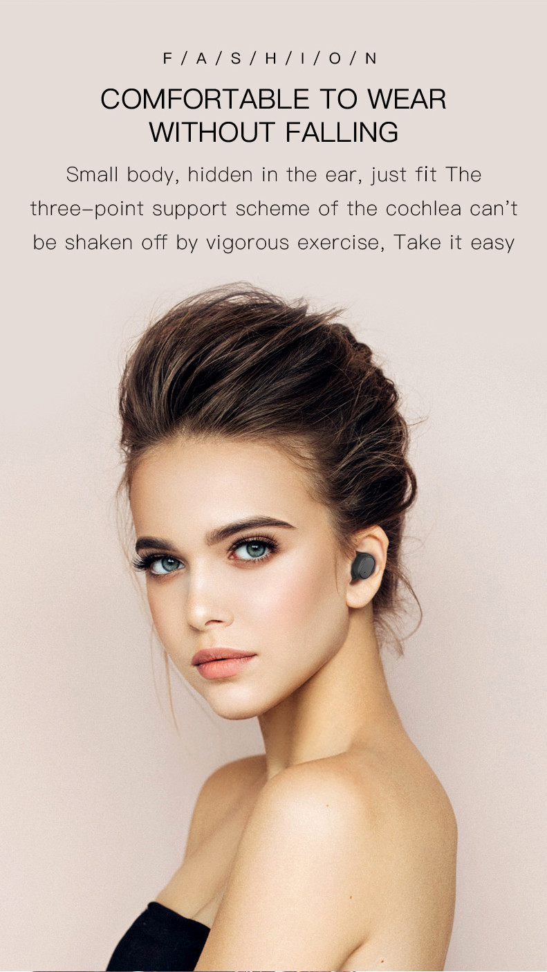 ABS Noise Canceling Wireless Earbuds 20KHz FCC With Mic Lightweight