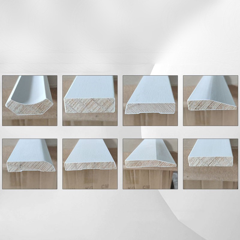 Apartment Skirting Primed Wood Boards MDF Substrate Moisture Proof