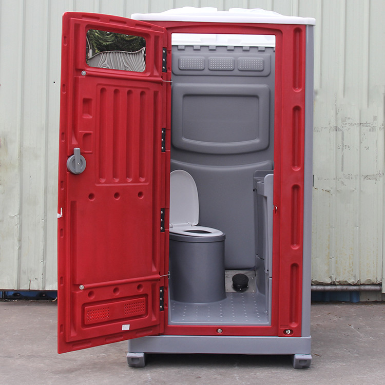 Public WC Portable Container Toilet , Mobile Prefab Plastic Camping Toilet