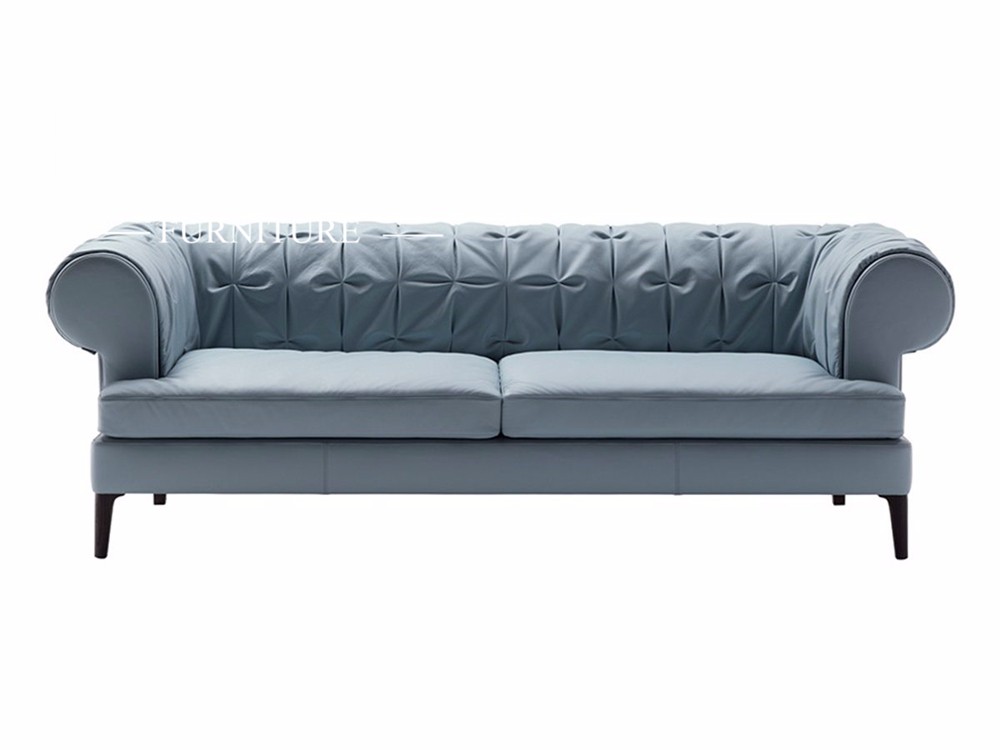 Europea Contemporary Style 2018 Latest Living Room Furniture Bicolor Fabric Sofa Sets