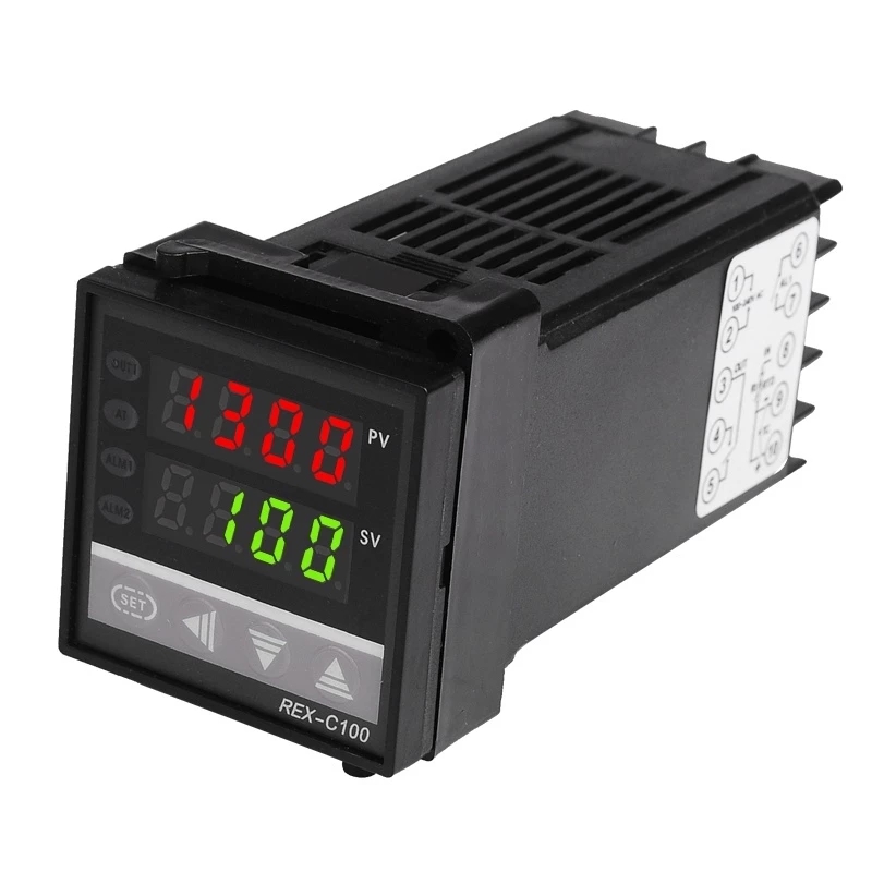 REX-C100 48*48mm intelligent temperature controller over-temperature alarm temperature sensor thermostat