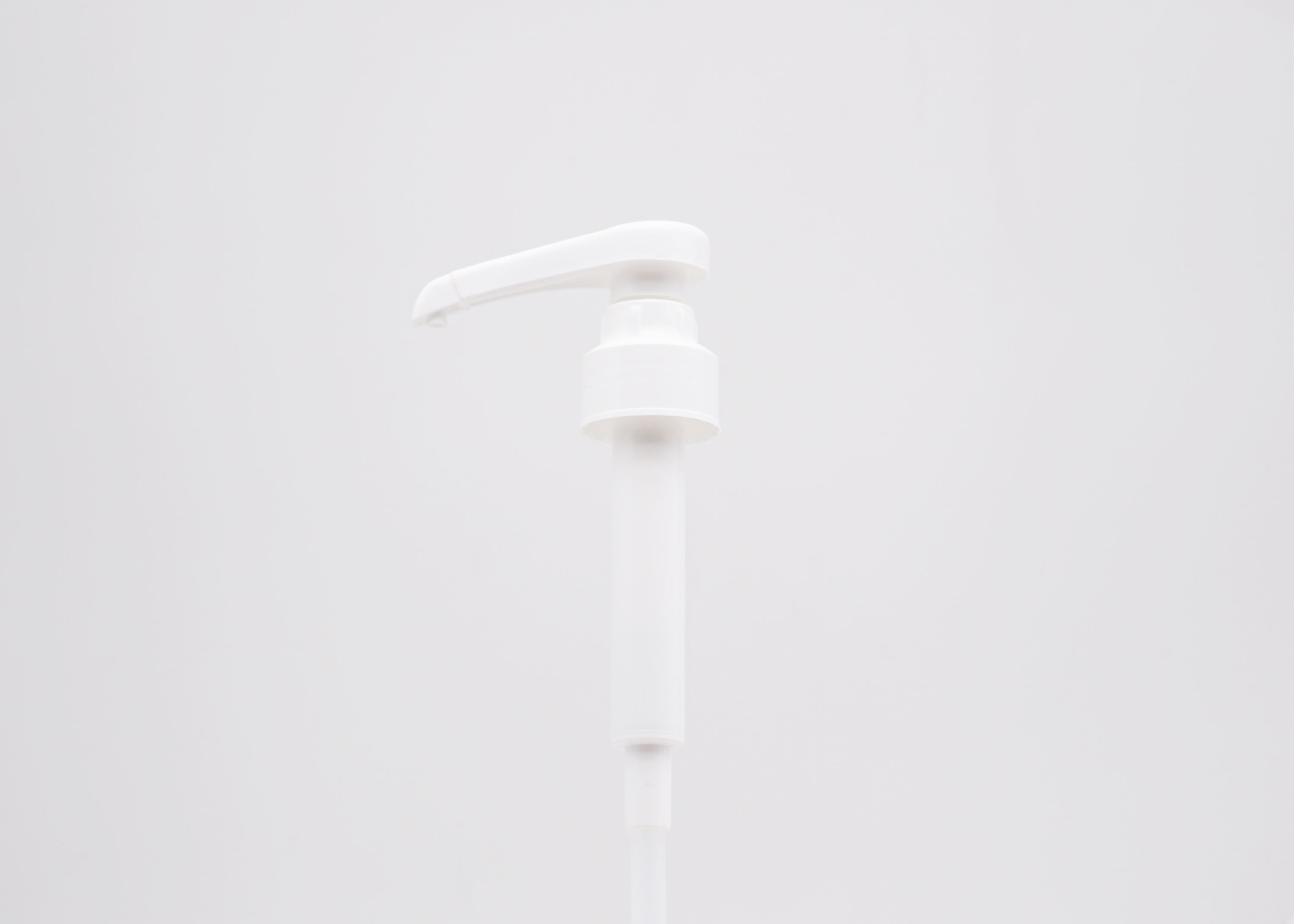 Food Grade Syrup Bottle Pump Plastic Dispenser With 10cc