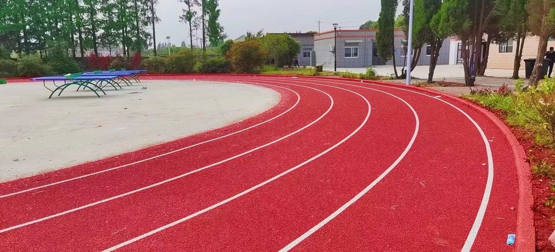 Synthetic Sandwich System Running Track 13 - 15mm For Athletic