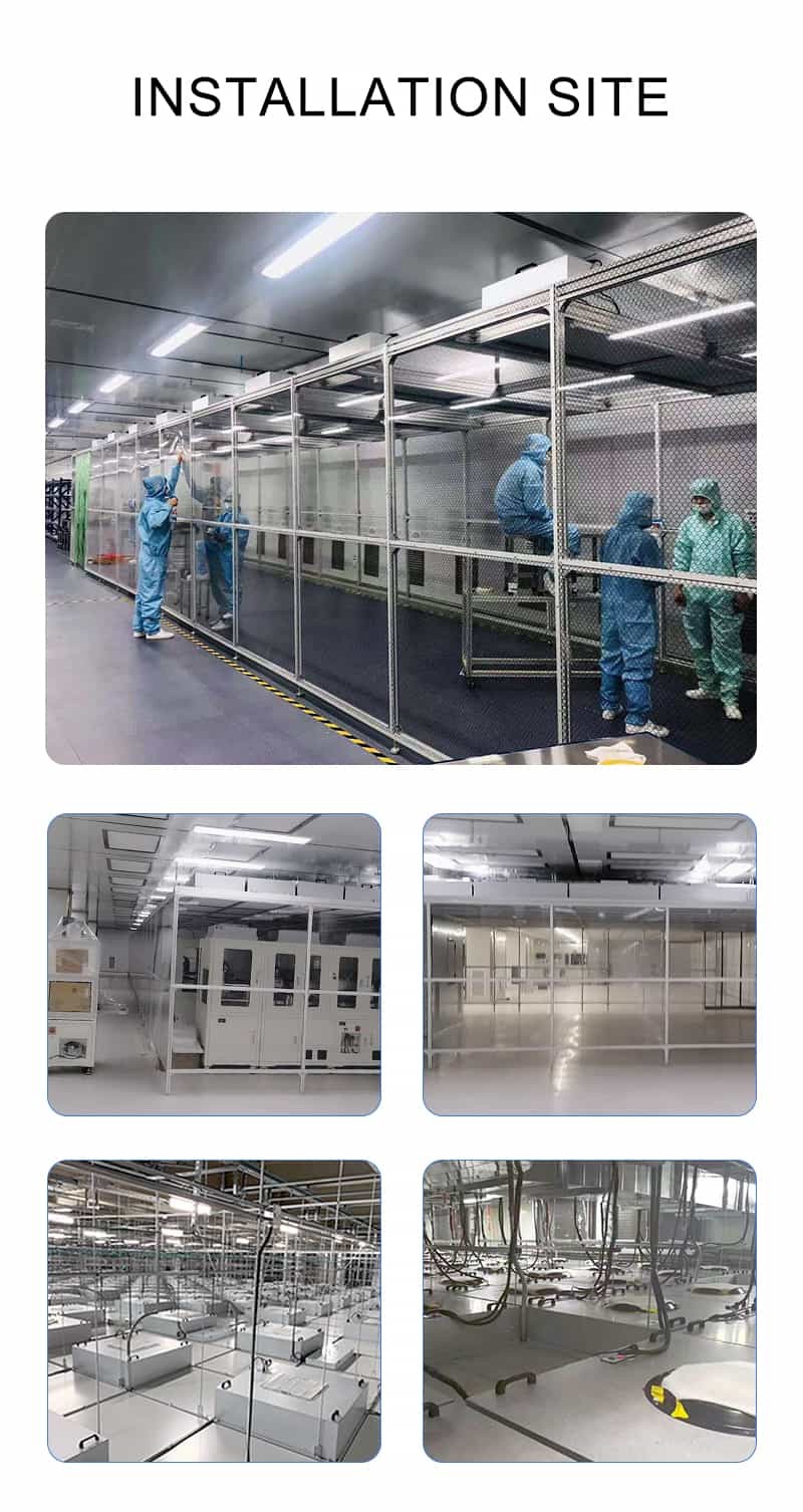 3000 CFM Ceiling Air Outlet | H13 HEPA 99.97% | Baked Steel ISO Class 5 Cleanrooms